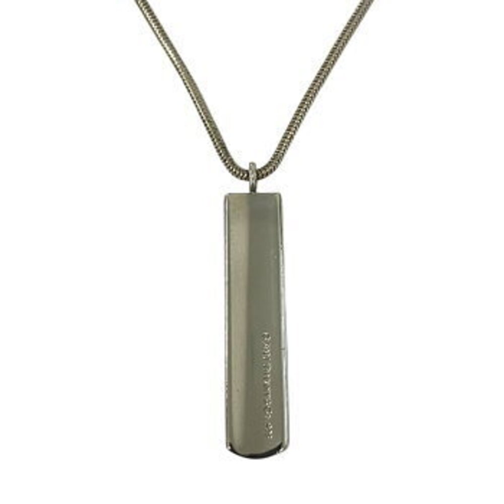 TIFFANY Co Bar Top Necklace Pendant Silver Accessories